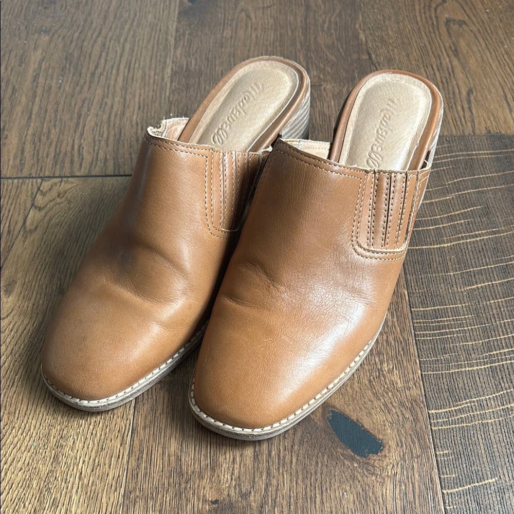 Madewell Leather Clog Mules